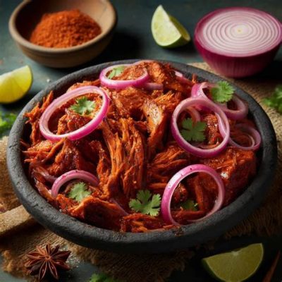  Cochinita Pibil:  A Tangy Citrus Symphony Exploding with Flavorful Mayans Spices