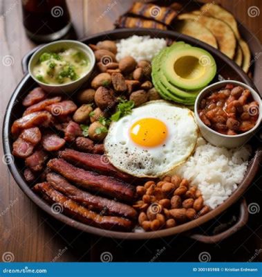  Bandeja Paisa:  A Flavorful Mountain Feast That Explodes With Texture and Tradition!