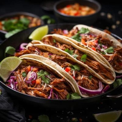  Cochinita Pibil:  Tender slow-cooked pork drenched in citrus meets fiery habanero for an unforgettable Yucatan feast!