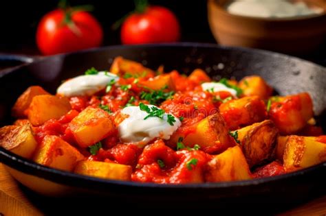  Patatas Bravas: A Symphony of Crispy Potatoes and Spicy Tomato Sauce That Will Ignite Your Taste Buds!